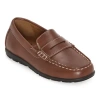 Stafford Lil Milo Toddler Boys Moc Closed Toe Loafers In Brown