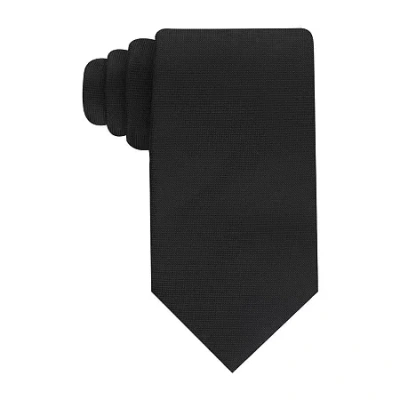 Stafford Love Knot Gold-plated Tie In Black