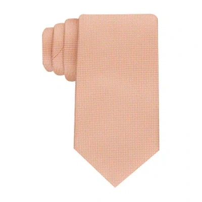 Stafford Love Knot Gold-plated Tie In Orange