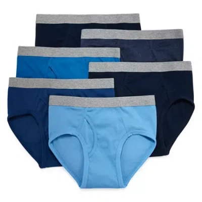 Stafford Low-rise Mens 6 Pack Briefs 325616 In Blue