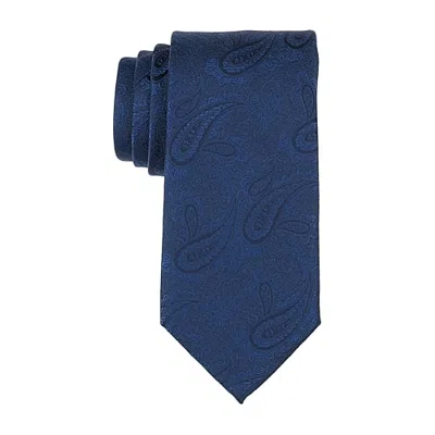 Stafford Malden Paisley Tie In Blue
