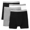 Stafford Mens 4 Pack Boxer Briefs 302866 In Black