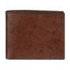 Stafford Mens Extra Capacity Personalized Rfid Blocking Bifold Wallet In Brown