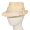 Stafford Mens Fedora In Neutral