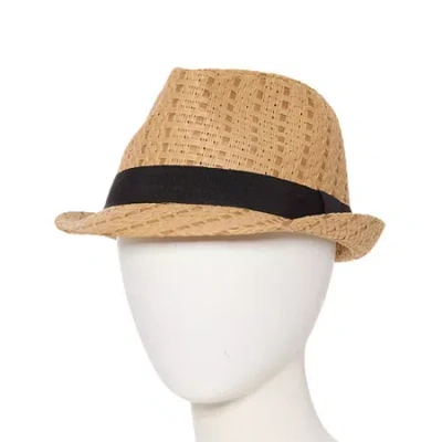 Stafford Mens Fedora In Brown