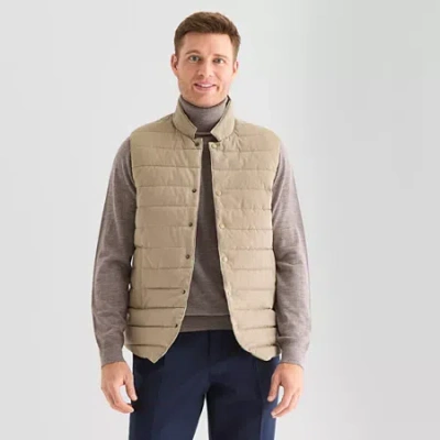 Stafford Mens Heavyweight Quilted Vest In Multi