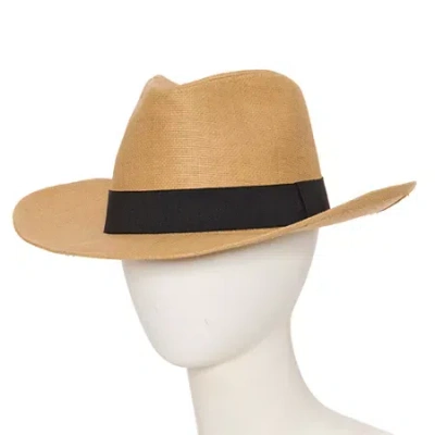 Stafford Mens Panama Hat In Gold