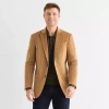 Stafford Mens Stretch Fabric Classic Fit Corduroy Sport Coat In Neutral