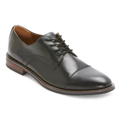 Stafford Mens Wallace Oxford Shoes In Black