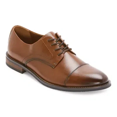 Stafford Mens Wallace Oxford Shoes In Brown