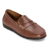 Stafford Milo Little & Big Kid Boys Moc Loafers In Brown