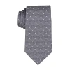 Stafford Money Checked Tie In Gray