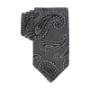 Stafford Paisley Tie In Black