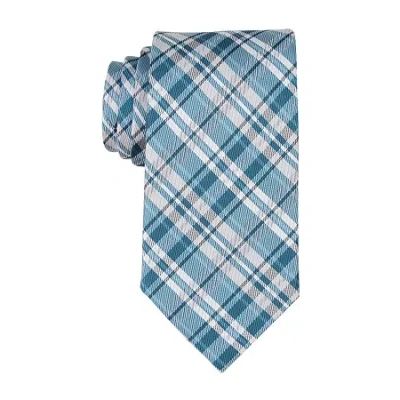 Stafford Pasion Plaid Tie In Blue