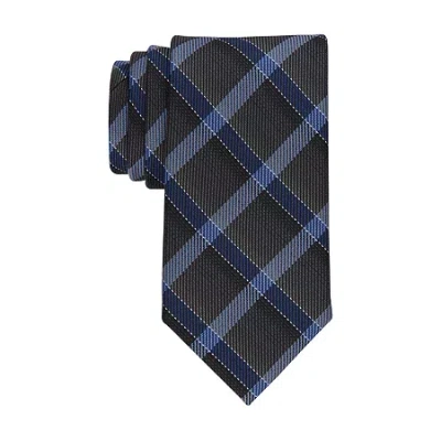 Stafford Plaid Tie In Blue