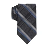 Stafford Plaid Tie In Black