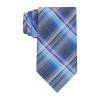 Stafford Plaid Tie In Blue