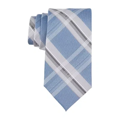 Stafford Plaid Tie In Blue
