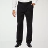 Stafford Pleated Tuxedo Pants In Black