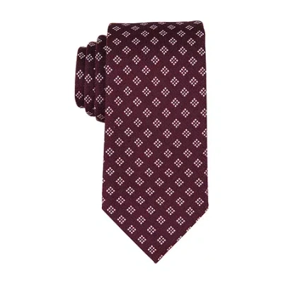 Stafford Premium Bluff Grid Tie In Burgundy