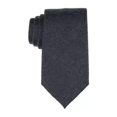 Stafford Rogers Floral Tie In Black