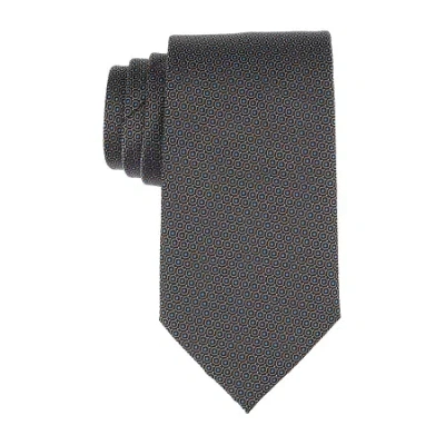 Stafford Romano Neat Chevron Tie In Brown