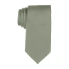 Stafford Sateen Solid Tie In Green