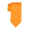 Stafford Sateen Solid Tie In Orange