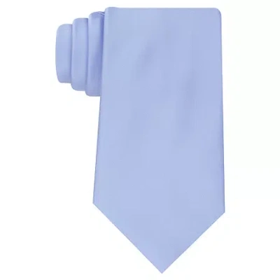 Stafford Satin Solid Tie In Blue
