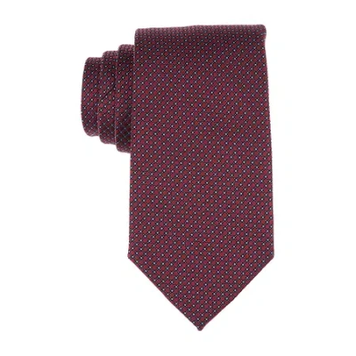 Stafford Scott Tie In Red