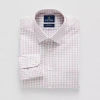 Stafford Slim Smart Tech Mens Slim Fit Stretch Fabric Wrinkle Free Long Sleeve Dress Shirt In Neutral