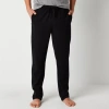 Stafford Super Soft Jersey Mens Pajama Pants In Black