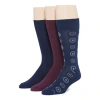 Stafford Super Soft Lux Mens 3 Pair Crew Socks In Multi