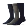 Stafford Super Soft Lux Mens 3 Pair Crew Socks In Multi