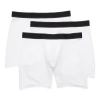 Stafford Super Soft Mens 3 Pack Boxer Briefs 301702 In White