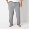 Stafford Super Soft Mens Big And Tall Pajama Pants In Gray