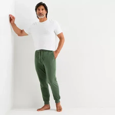 Stafford Super Soft Mens Pajama Pants In Green