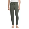 Stafford Super Soft Mens Pajama Pants In Green