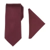 Stafford Tie Set In Burgundy