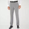 Stafford Travel Flat-front Sharkskin Dress Pants - Classic In Multi