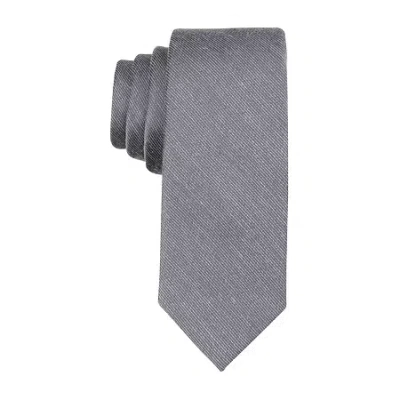 Stafford Vaccarro Solid Tie In Gray