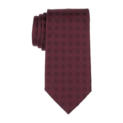 Stafford Vallar Dots Tie In Red