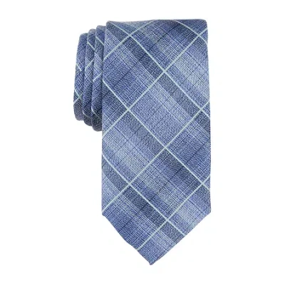 Stafford Worley Plaid Tie In Blue