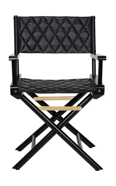 Stage 117 The Yul: A Low Director's Chair In Black