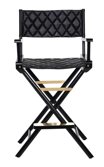 Stage 117 The Yul: A Tall Director's Chair In Black