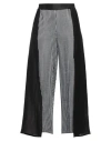 Stagni47 Woman Pants Black Size S Linen, Polyamide