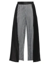 Stagni47 Woman Pants Black Size M Linen, Polyamide In Black