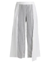 Stagni47 Woman Pants White Size M Linen, Polyamide