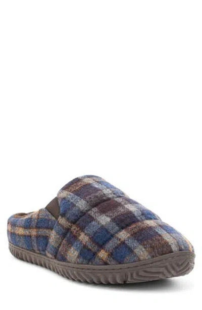 Staheekum Cushman Flannel Slipper In Navy