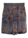 Stain Shade Graphic-print Shorts